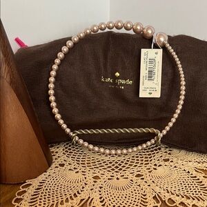 Kate Spade Lilac & Silver Pearl Necklace